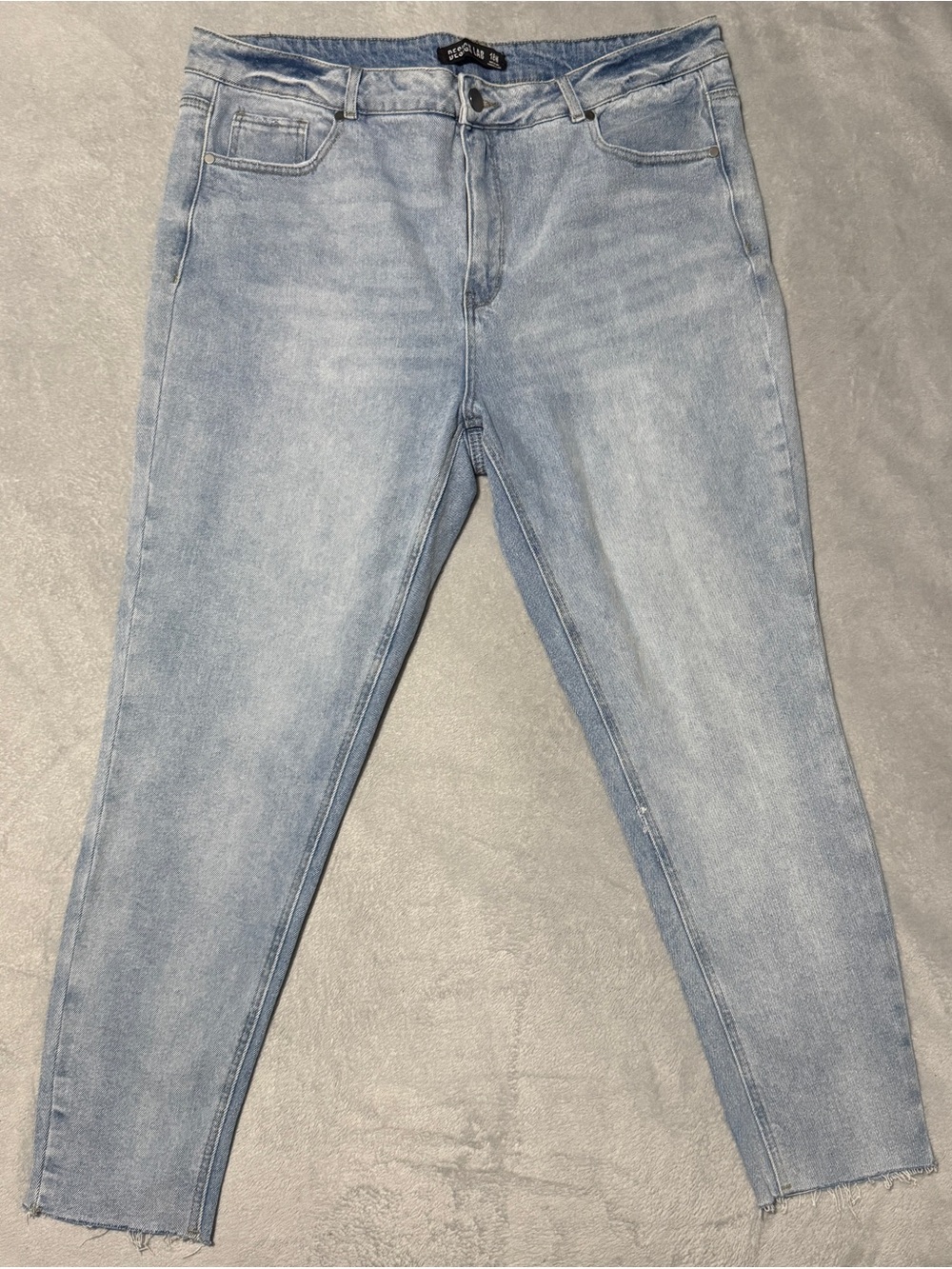 Design Lab Lord & Taylor Light Blue High-Rise Jeans
